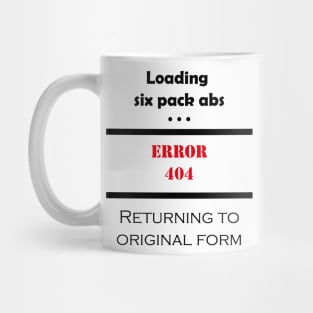 Loading six pack abs Mug